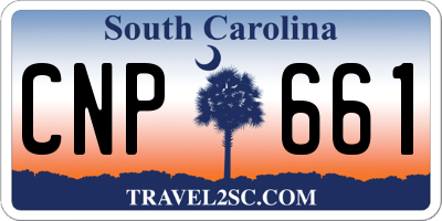 SC license plate CNP661