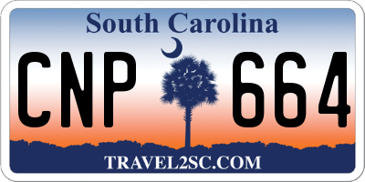 SC license plate CNP664