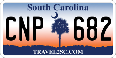 SC license plate CNP682