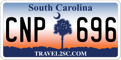 SC license plate CNP696