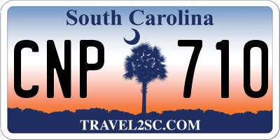 SC license plate CNP710