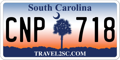 SC license plate CNP718