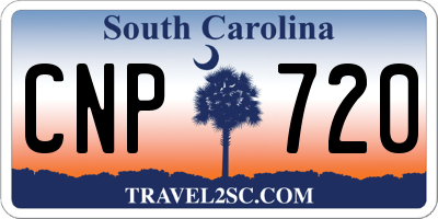 SC license plate CNP720