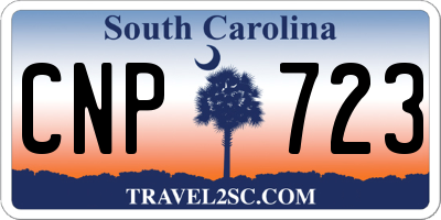 SC license plate CNP723