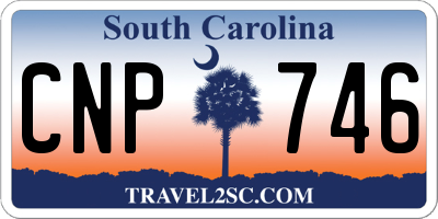 SC license plate CNP746