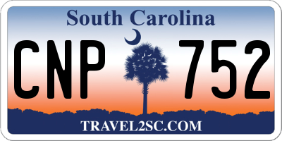 SC license plate CNP752