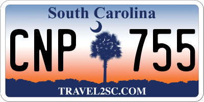 SC license plate CNP755