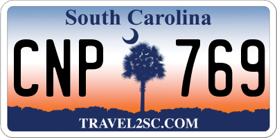 SC license plate CNP769