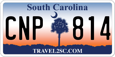 SC license plate CNP814