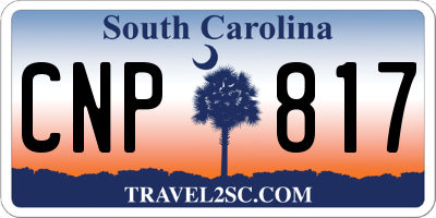 SC license plate CNP817