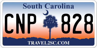 SC license plate CNP828