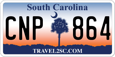 SC license plate CNP864