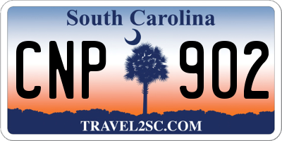 SC license plate CNP902
