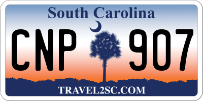SC license plate CNP907
