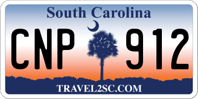 SC license plate CNP912