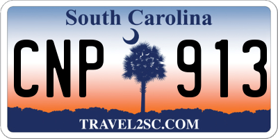 SC license plate CNP913
