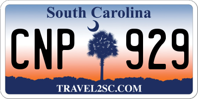 SC license plate CNP929