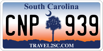 SC license plate CNP939