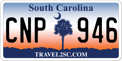 SC license plate CNP946