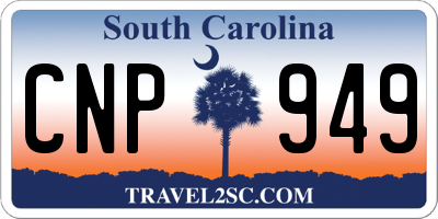 SC license plate CNP949