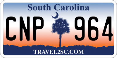 SC license plate CNP964