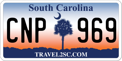 SC license plate CNP969