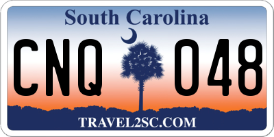 SC license plate CNQ048