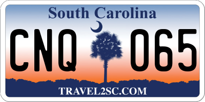 SC license plate CNQ065