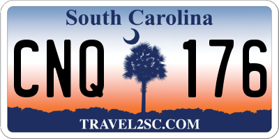 SC license plate CNQ176