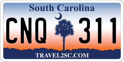SC license plate CNQ311