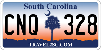 SC license plate CNQ328
