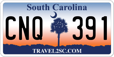 SC license plate CNQ391