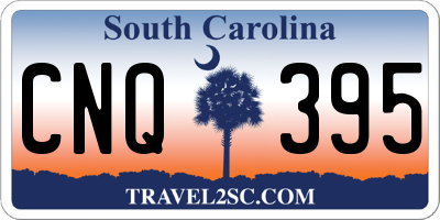 SC license plate CNQ395