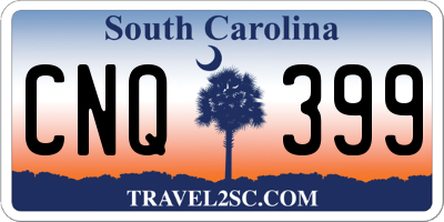 SC license plate CNQ399