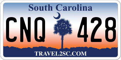 SC license plate CNQ428