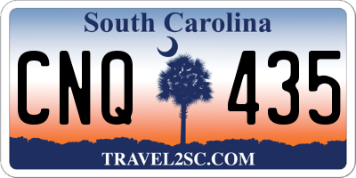 SC license plate CNQ435