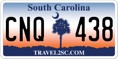 SC license plate CNQ438