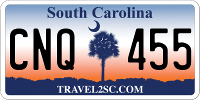 SC license plate CNQ455