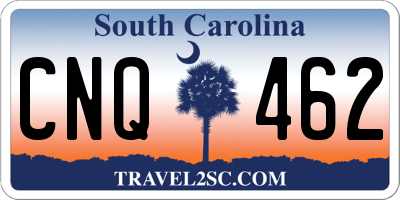 SC license plate CNQ462