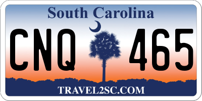 SC license plate CNQ465