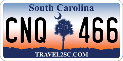 SC license plate CNQ466