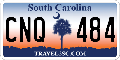 SC license plate CNQ484