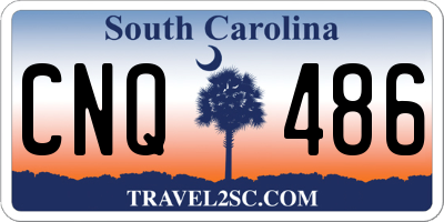 SC license plate CNQ486