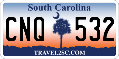 SC license plate CNQ532