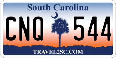 SC license plate CNQ544