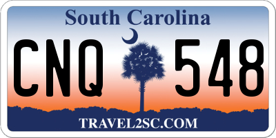 SC license plate CNQ548