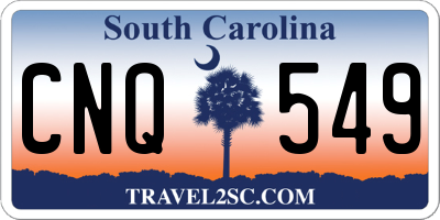 SC license plate CNQ549