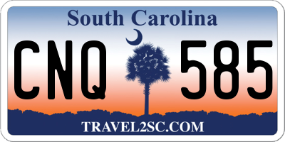 SC license plate CNQ585