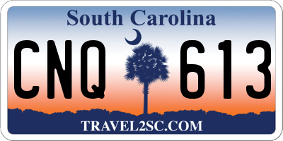 SC license plate CNQ613