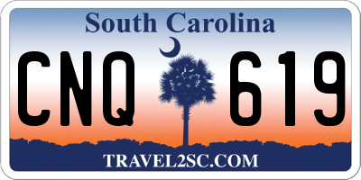 SC license plate CNQ619